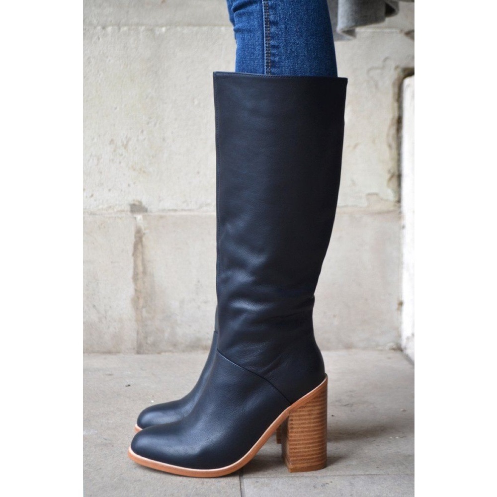 Sol Sana Jeanie Boot- Navy